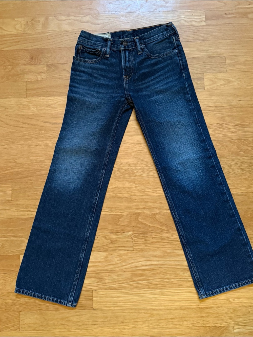 Abercrombie & Fitch Boy's Dark Blue Jeans